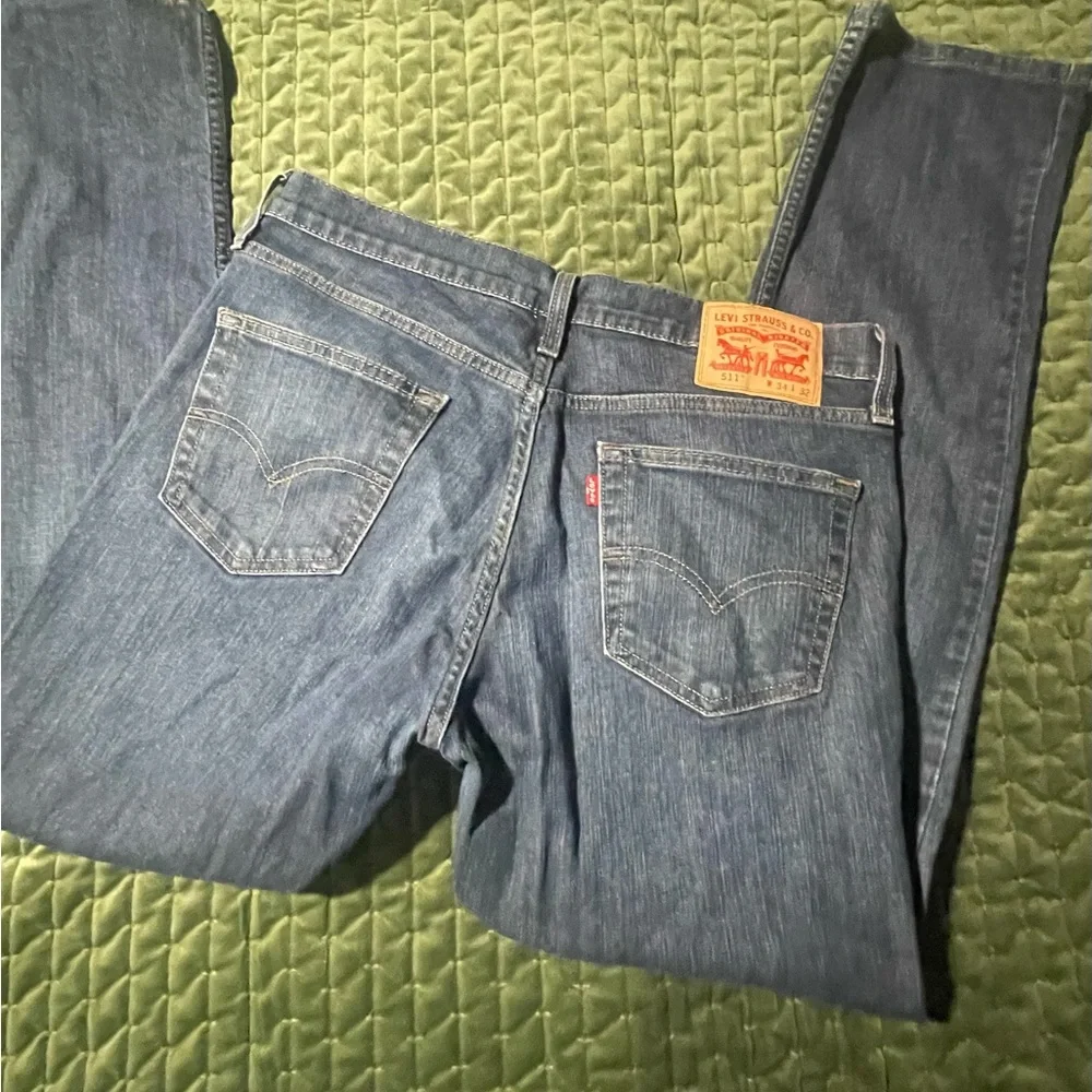 Levi’s 511 Blue‎ Denim Jeans Size 34/32